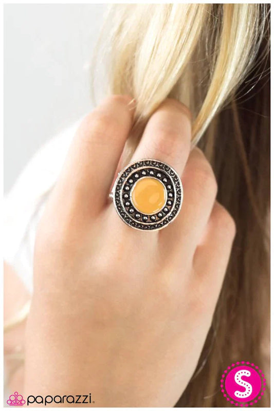 Paparazzi Ring ~ Wild Mustang - Yellow