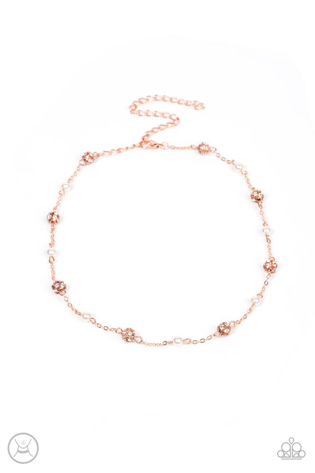 Rumored Romance - Copper - Paparazzi Necklace Image