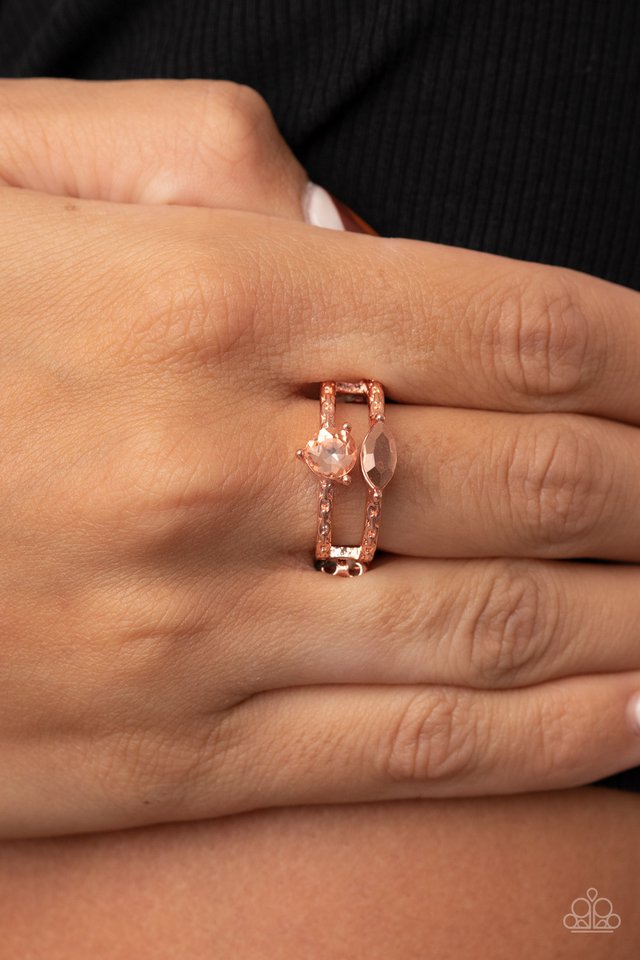 Embraceable Elegance - Copper - Paparazzi Ring Image