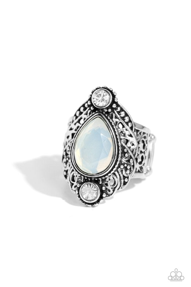 Mystical Mania - White - Paparazzi Ring Image