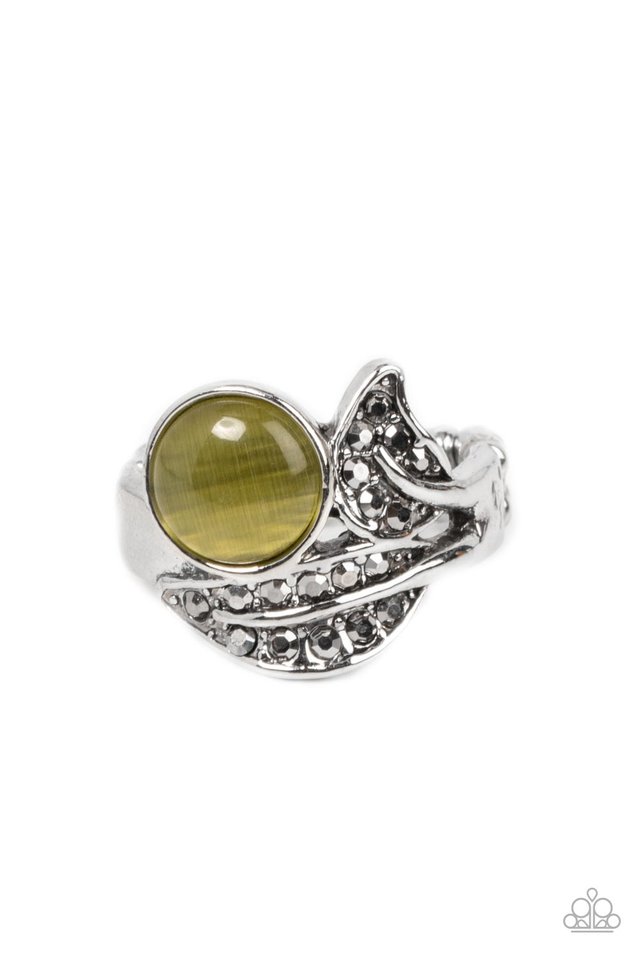 Cat’s Eye Candy - Green - Paparazzi Ring Image