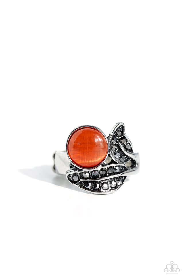 Cats Eye Candy - Orange - Paparazzi Ring Image