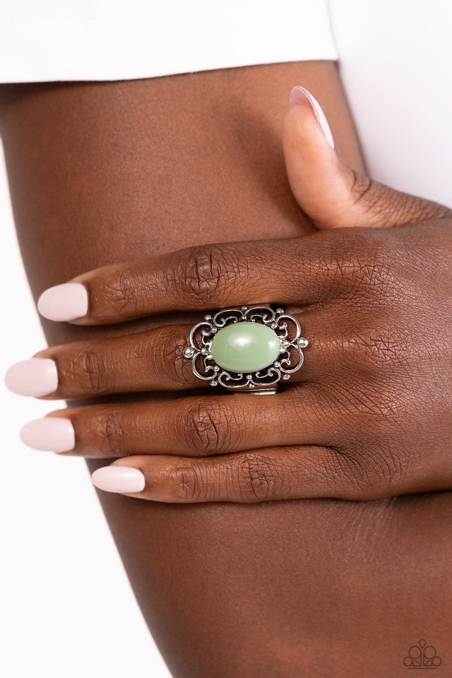 Happily EVERGLADE After - Green - Paparazzi Ring Image