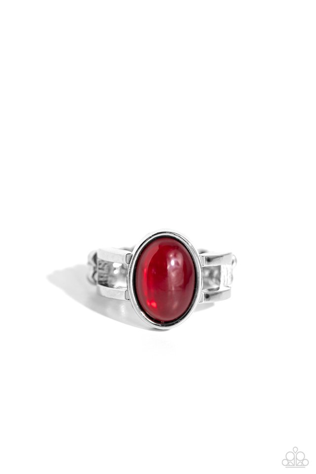 Opal Pools - Red - Paparazzi Ring Image