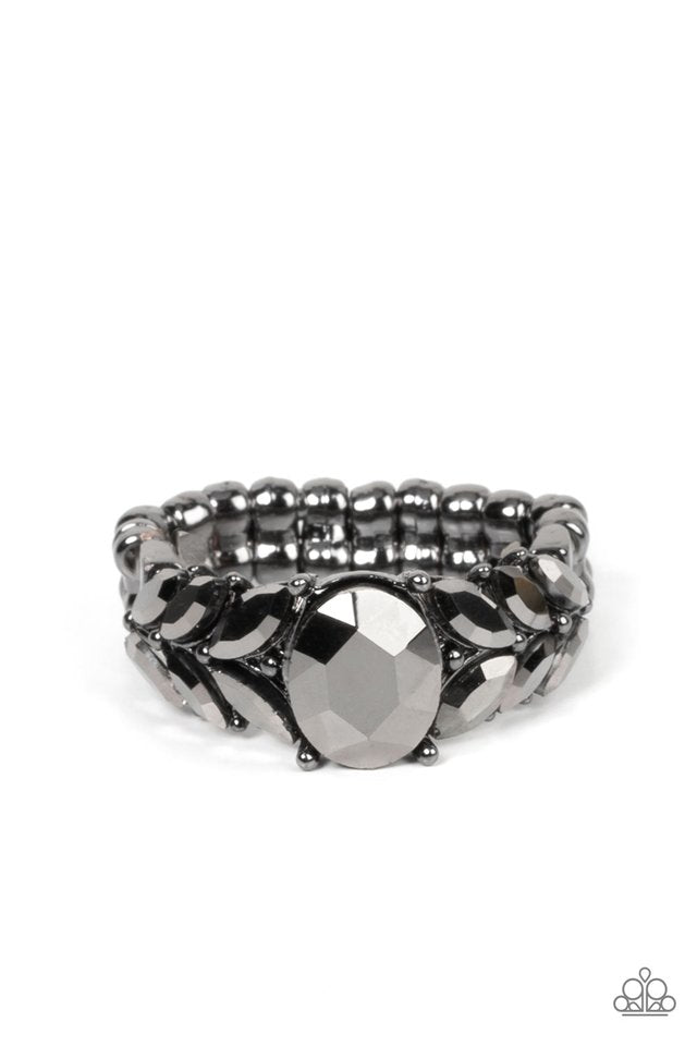 Smooth Smolder - Black - Paparazzi Ring Image