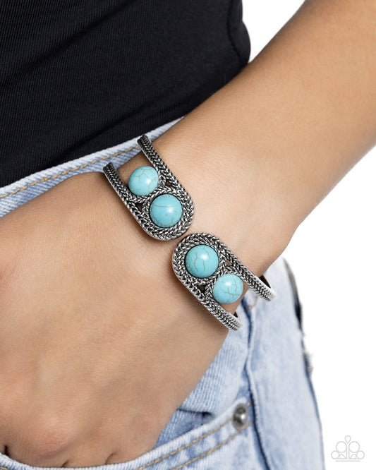 Desert Myth - Blue - Paparazzi Bracelet Image