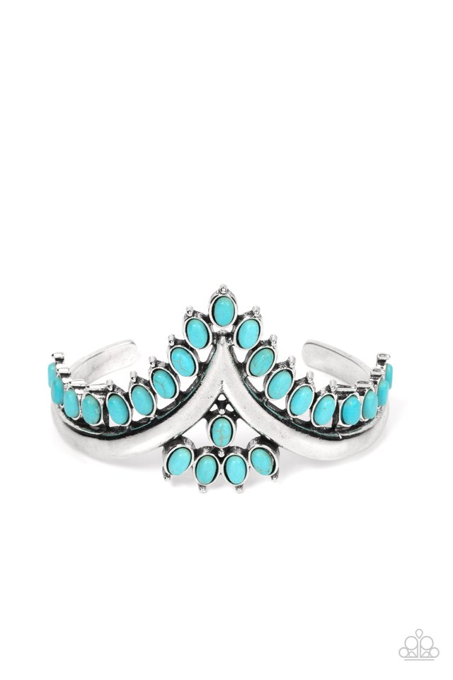 Teton Tiara - Blue - Paparazzi Bracelet Image