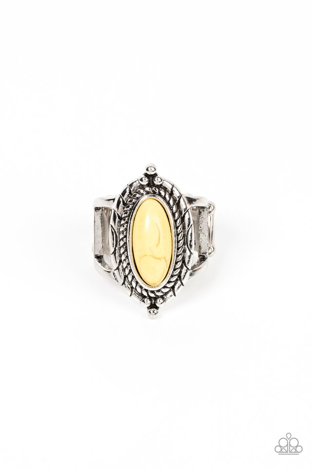 Mojave Metro - Yellow - Paparazzi Ring Image