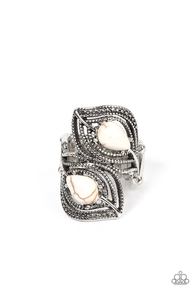 Mesa Mystique - White - Paparazzi Ring Image