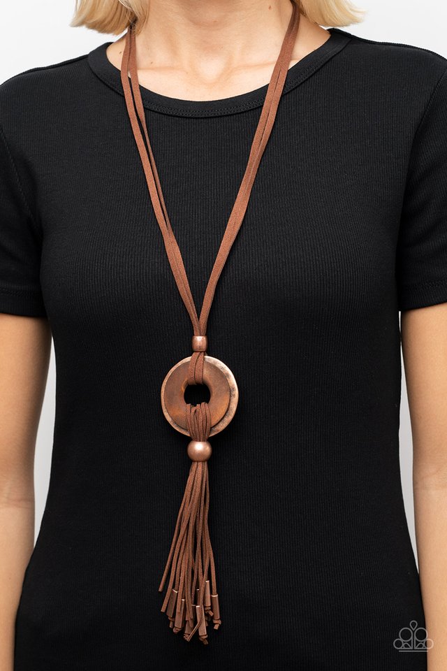 ARTISANS and Crafts - Copper - Paparazzi Necklace Image