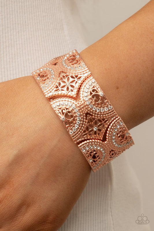 Wheeling and Dealing - Copper - Paparazzi Bracelet Image