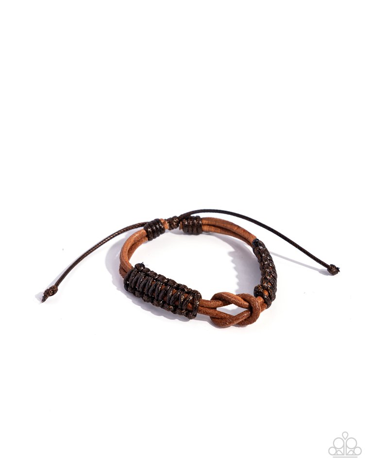 Nautical Myth - Brown - Paparazzi Bracelet Image