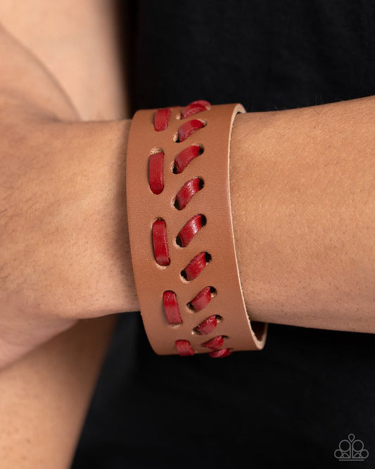 ROUTED to the Spot - Brown - Paparazzi Bracelet Image