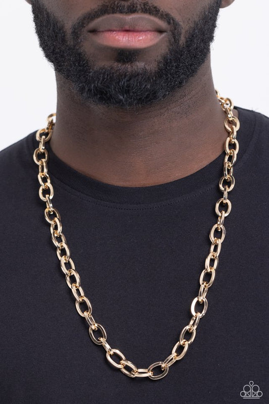 Player of the Year - Gold - Paparazzi Necklace Image