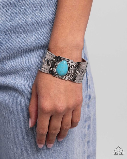 Canyon Cantina - Blue - Paparazzi Bracelet Image