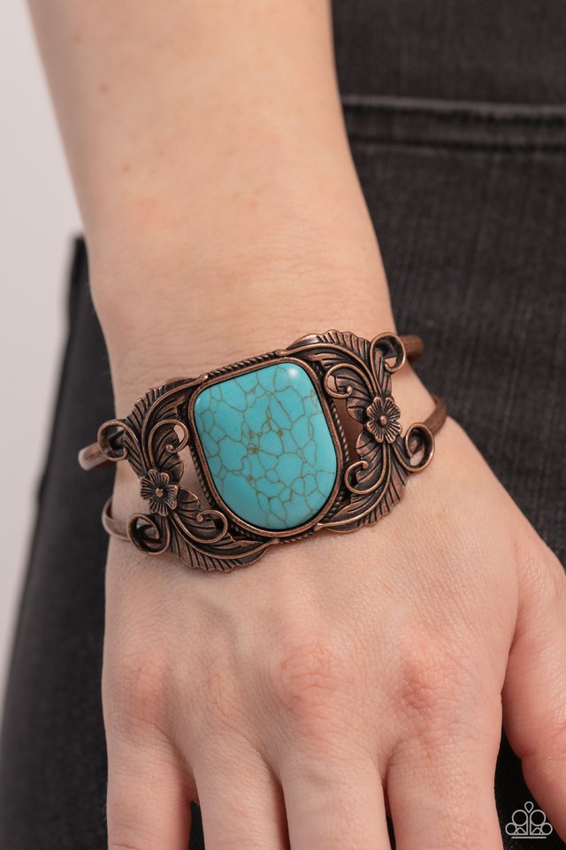 Dune Garden - Copper - Paparazzi Bracelet Image