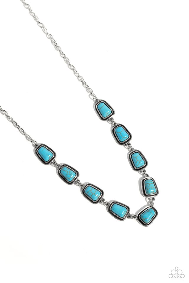 Southern Safari - Blue - Paparazzi Necklace Image