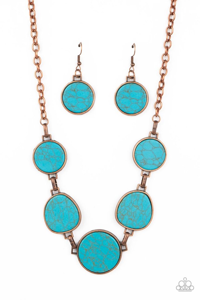 Santa Fe Flats - Copper - Paparazzi Necklace Image