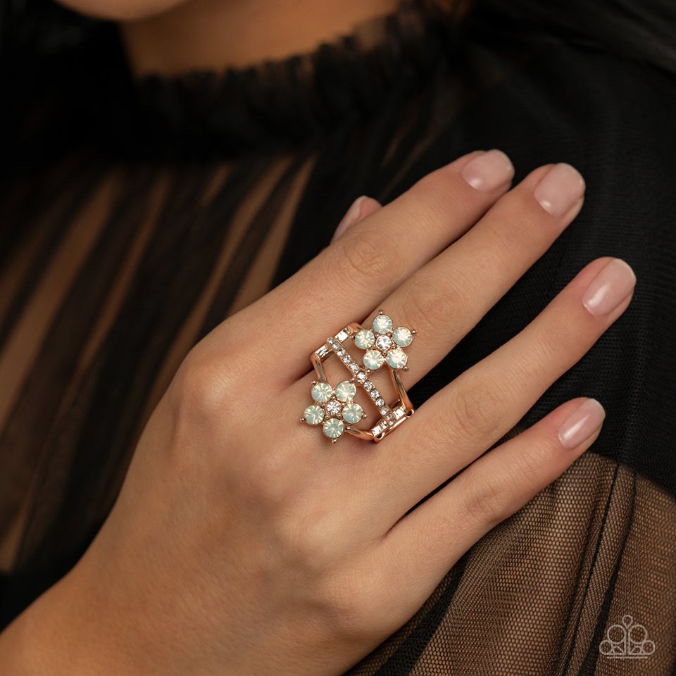 Precious Petals - Rose Gold - Paparazzi Ring Image