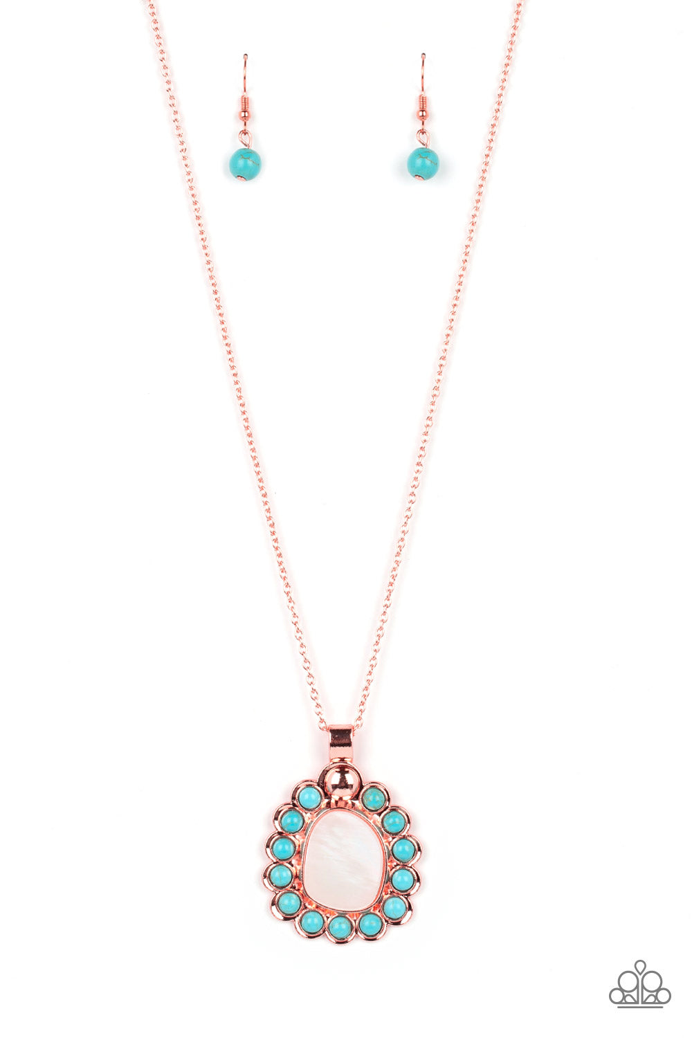 Paparazzi Necklace ~ Sahara Sea - Copper