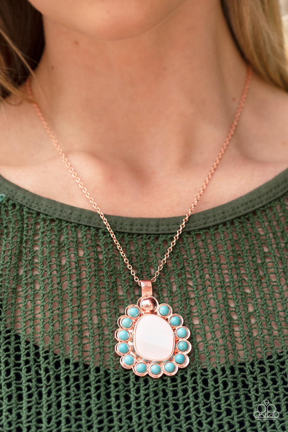 Paparazzi Necklace ~ Sahara Sea - Copper