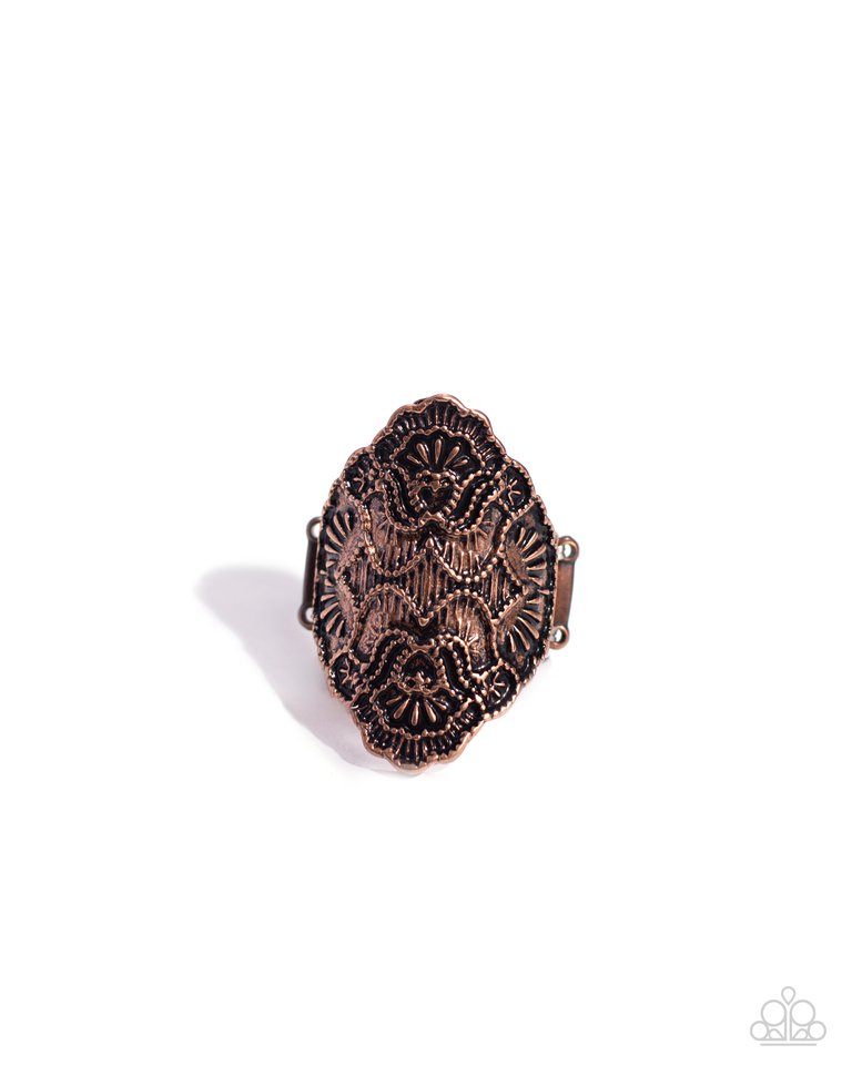 Opulent Opera - Copper - Paparazzi Ring Image