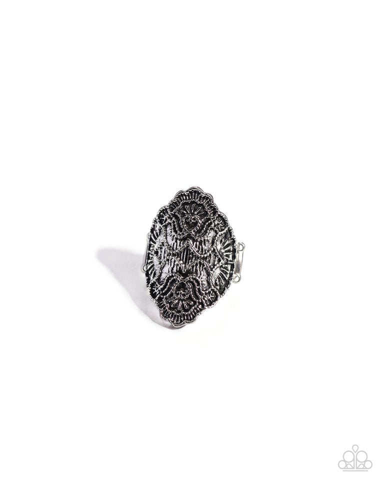 Opulent Opera - Silver - Paparazzi Ring Image