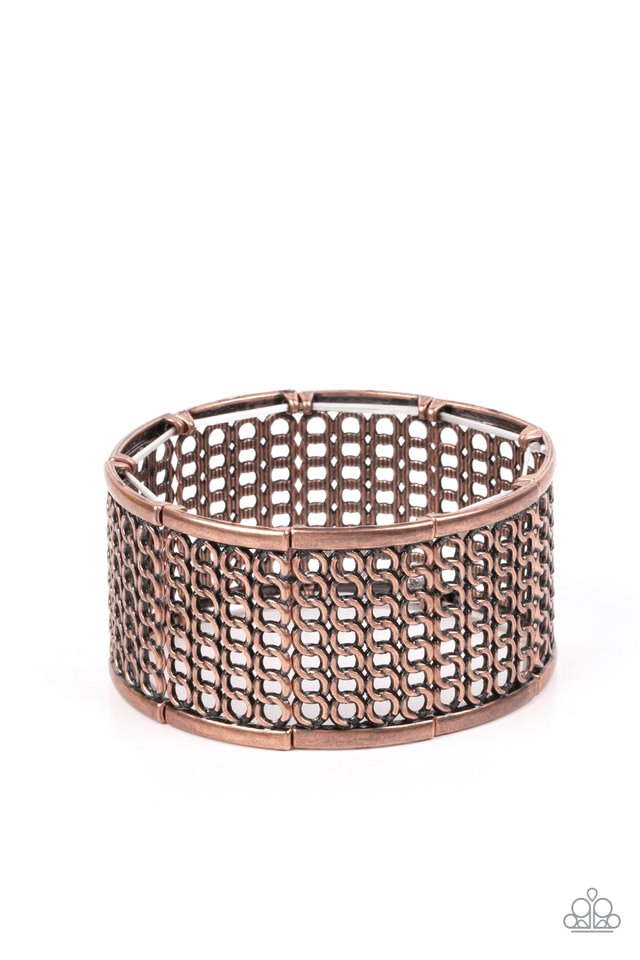 Camelot Couture - Copper - Paparazzi Bracelet Image