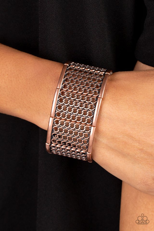 Camelot Couture - Copper - Paparazzi Bracelet Image