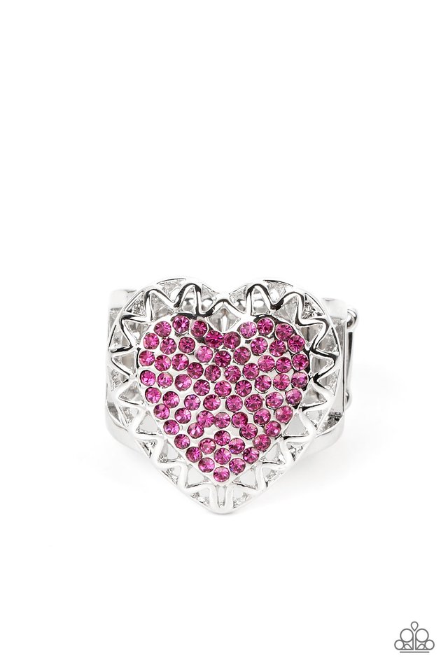 Romantic Escape - Pink - Paparazzi Ring Image