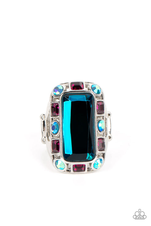 Paparazzi Ring ~ Radiant Rhinestones - Blue