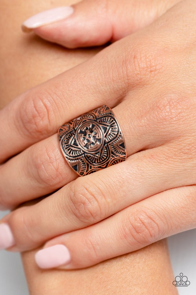 Argentine Arches - Copper - Paparazzi Ring Image