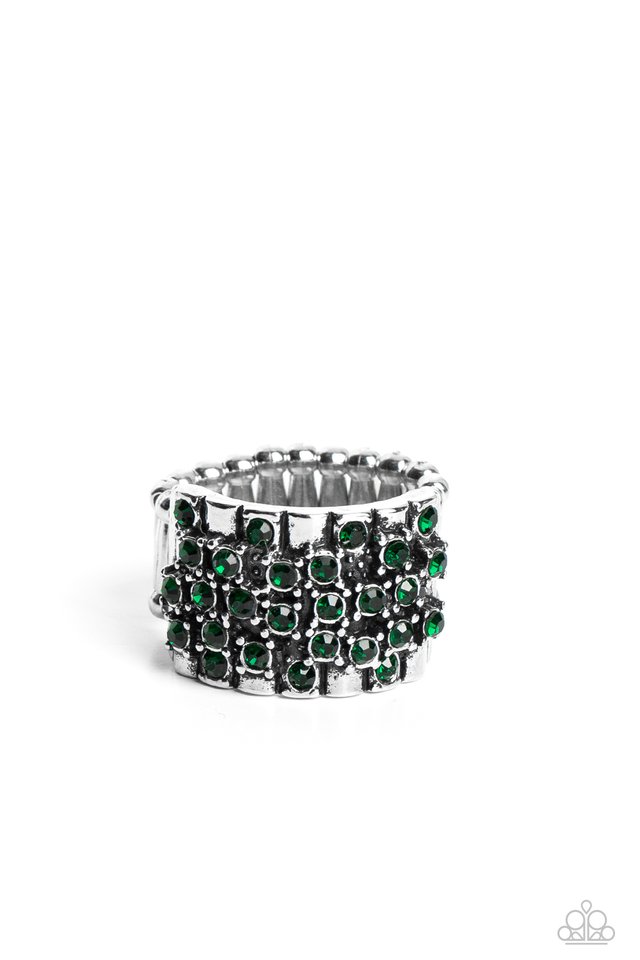 Lawbreaking Loot - Green - Paparazzi Ring Image