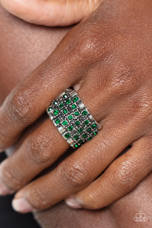 Lawbreaking Loot - Green - Paparazzi Ring Image