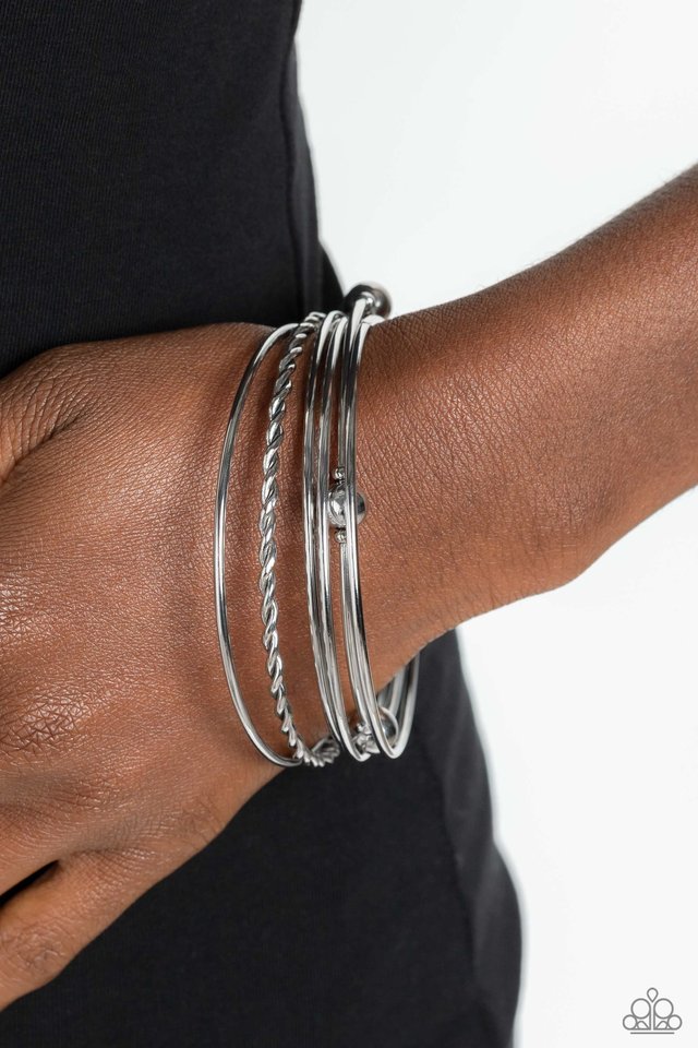 Lost and Found - Silver - Paparazzi Bracelet Image