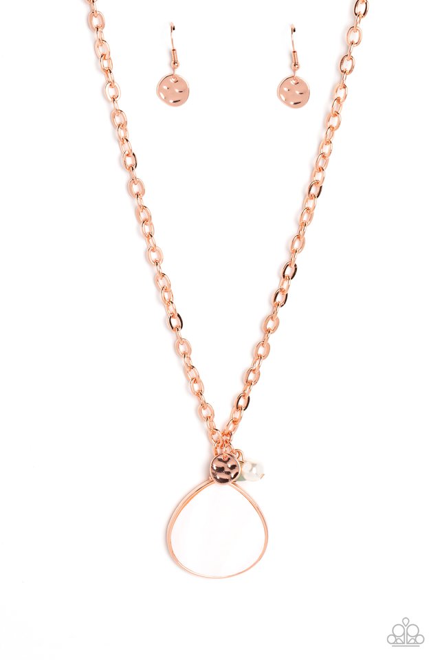 I Put A SHELL On You - Copper - Paparazzi Necklace Image