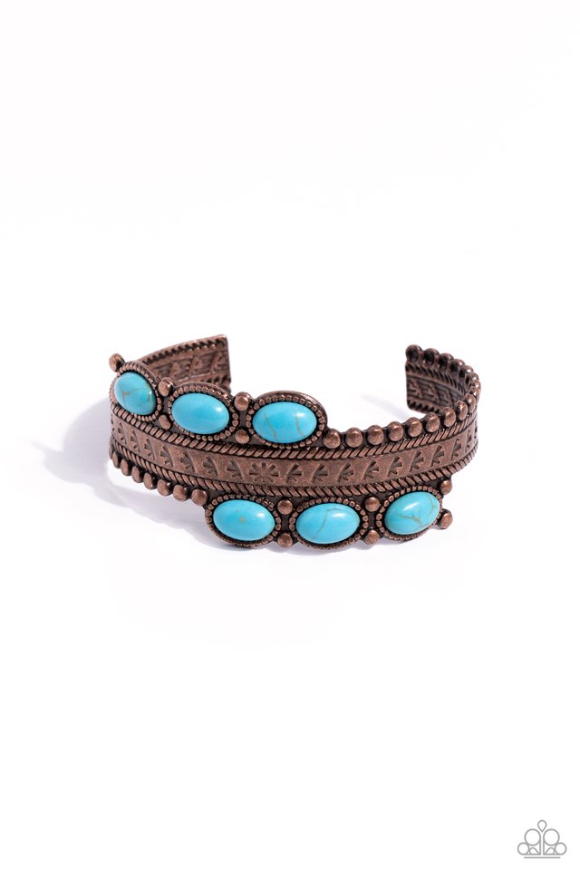 A League of Their STONE - Copper - Paparazzi Bracelet Image