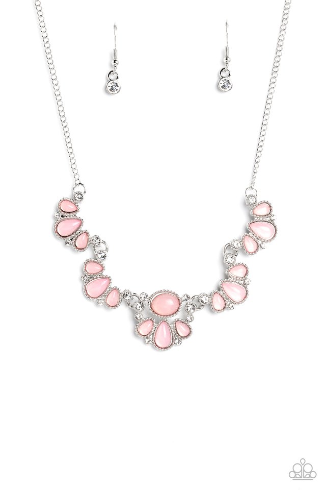 Dancing Dimension - Pink - Paparazzi Necklace Image