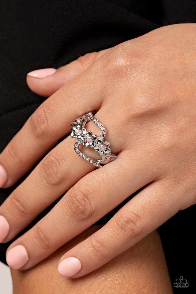 Captivating Corsage - Pink - Paparazzi Ring Image