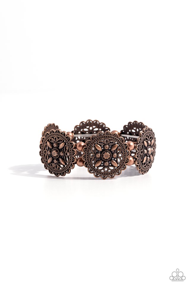 Leave of Lace - Copper - Paparazzi Bracelet Image