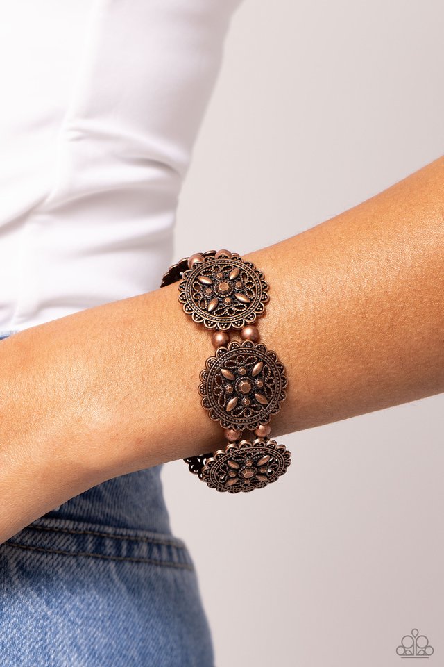 Leave of Lace - Copper - Paparazzi Bracelet Image