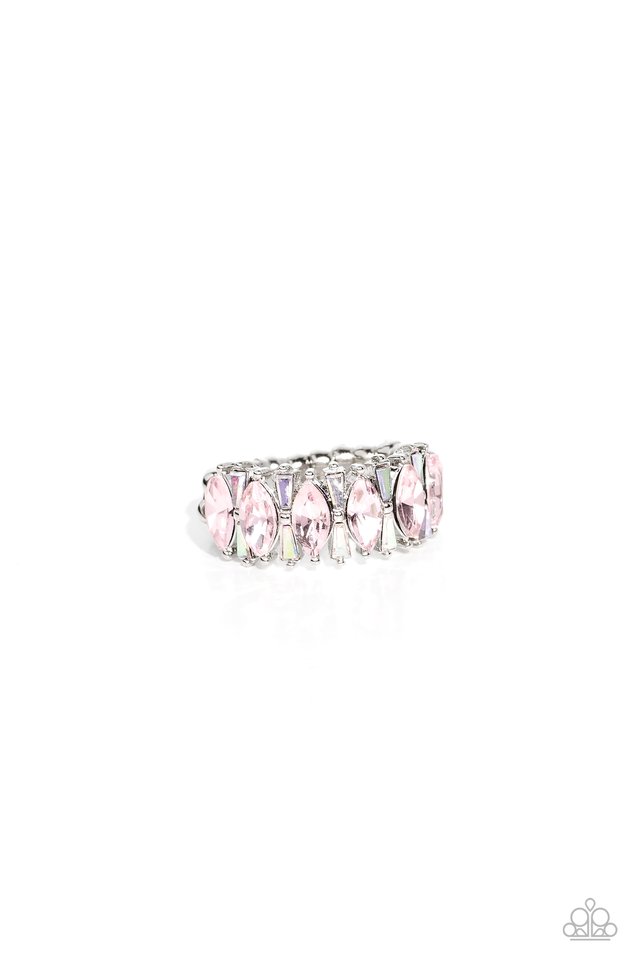 Kaleidoscopic Knockout - Pink - Paparazzi Ring Image