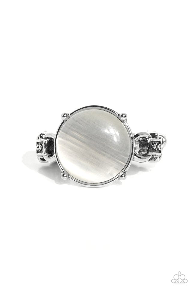 Upper Class Uniform - White - Paparazzi Ring Image