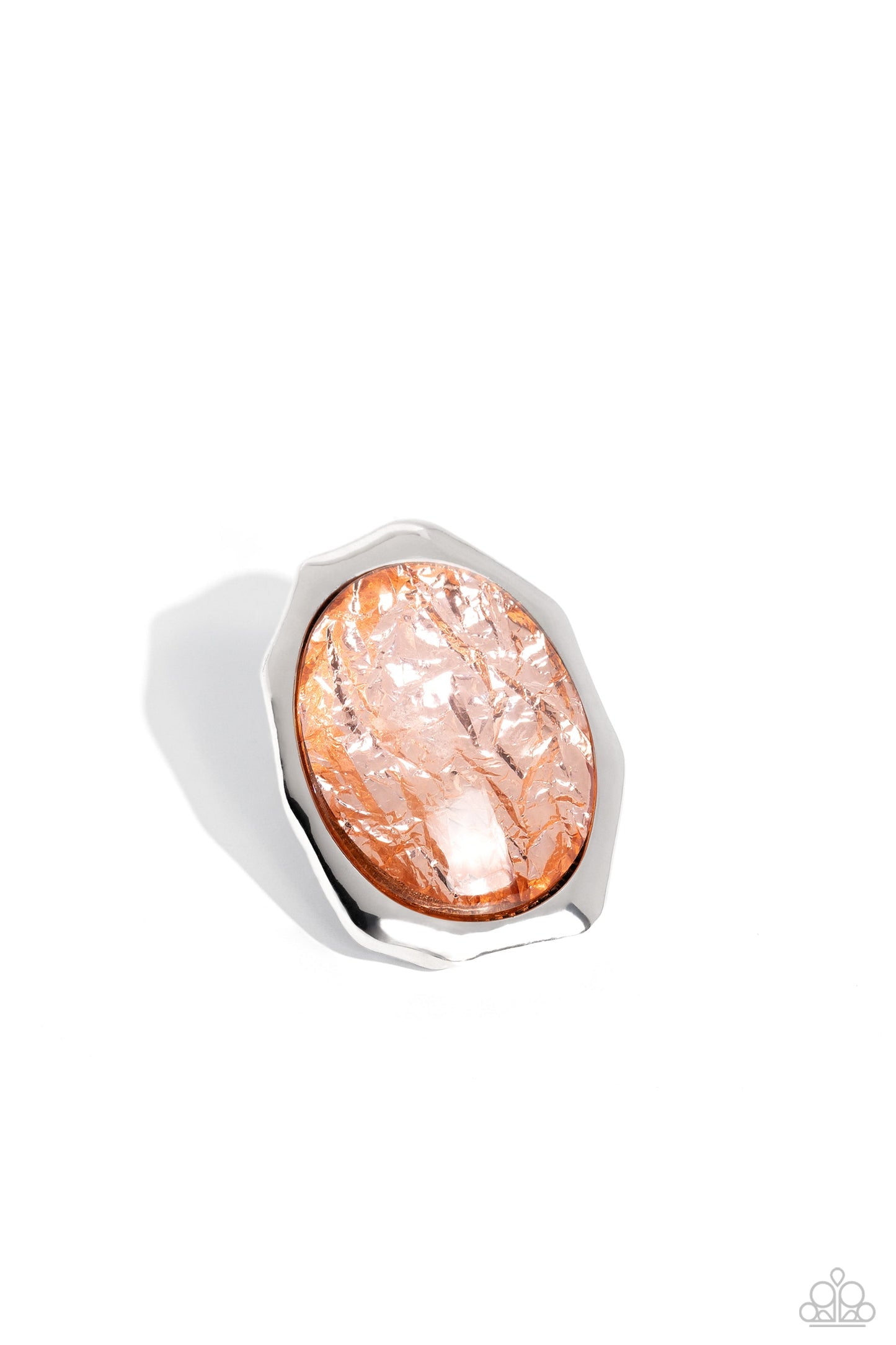 Paparazzi Ring ~ Wrapped Wardrobe - Orange