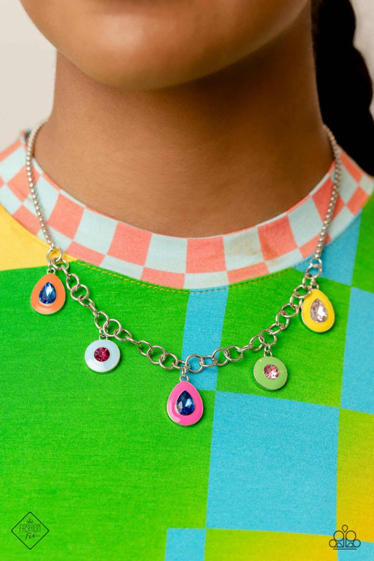Colorblock Craze - Multi - Paparazzi Necklace Image