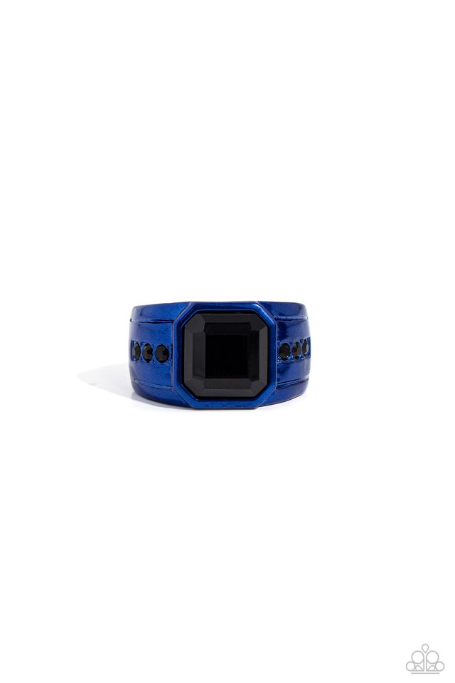 Daily Dominance - Blue - Paparazzi Ring Image