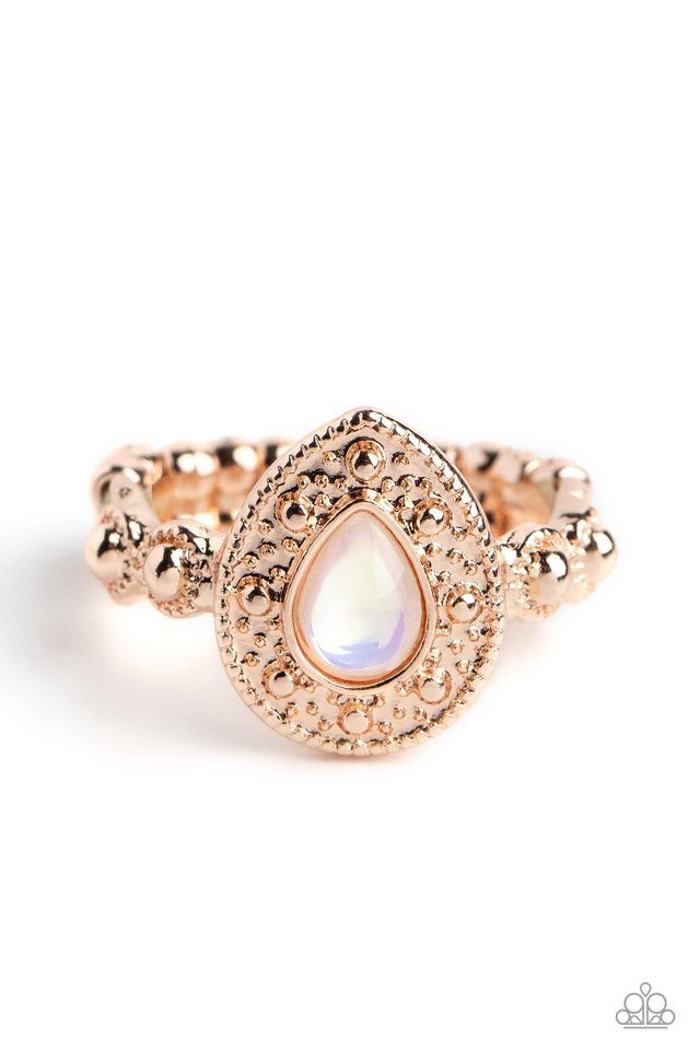 Opera Showcase - Rose Gold - Paparazzi Ring Image