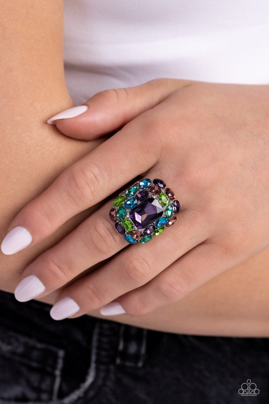 Perfectly Park Avenue - Purple - Paparazzi Ring Image