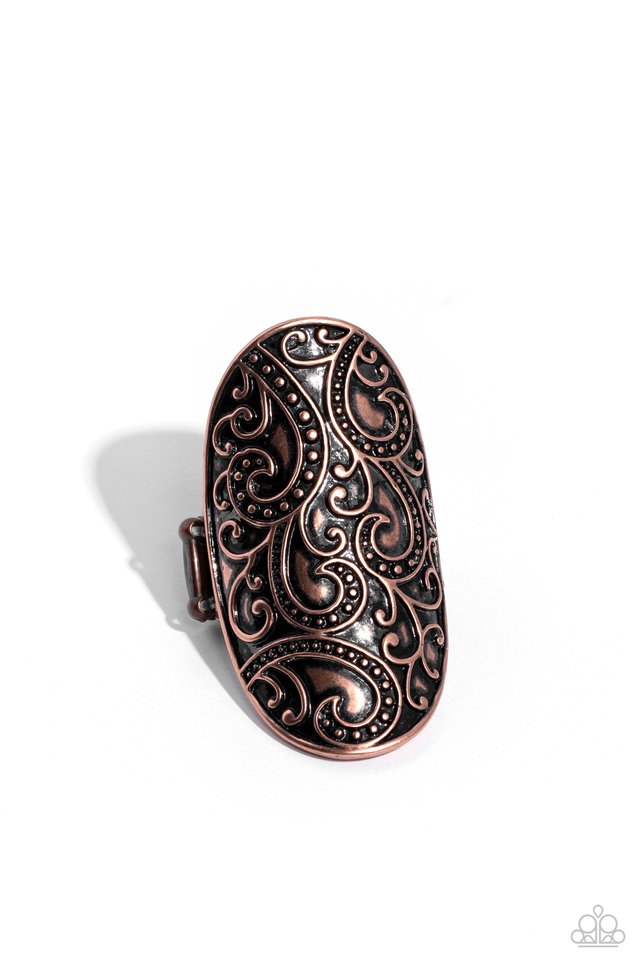 PAISLEY for You - Copper - Paparazzi Ring Image