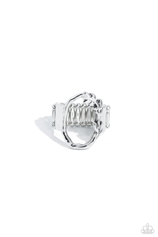 Greek Garden - Silver - Paparazzi Ring Image